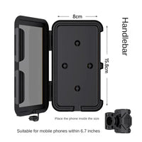 Motorcycle Phone Holder Support Moto Bicycle Waterproof Case Handlebar Stand Case Mount Waterproof Scooter Motorbike Phone Bag