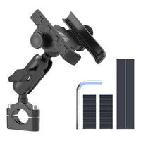 Aluminum Alloy Motorcycle Phone Mount Anti-Shake Motorcycle Cellphone Holder Navigation Bracket for Motorcycle