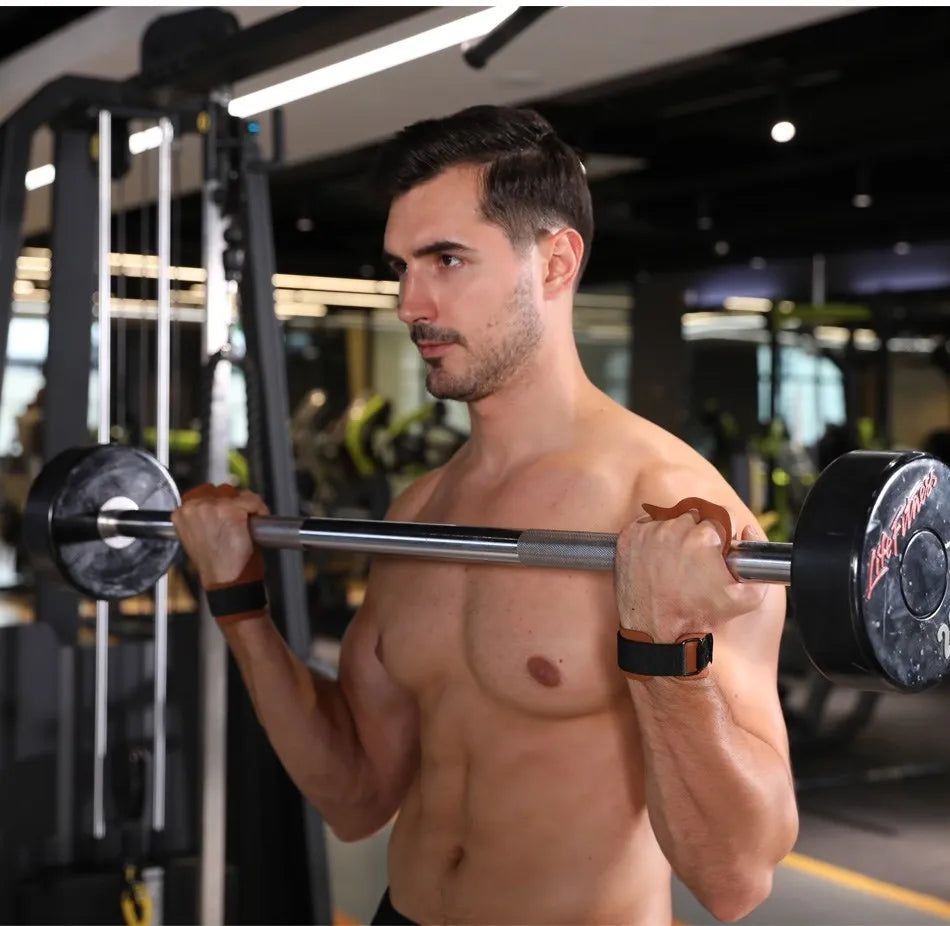 WOSWEIR-Gym Gloves for Horizontal Bar Weight Lifting Fitness Bodybuilding Training Sports Crossfit  Workout Palm Protector