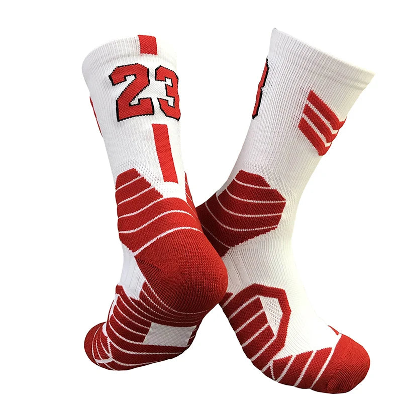 Professional Star Basketball Socks Elite Thick Sports Socks Adults Kids Non-slip Breathable Durable Towel Bottom Sports Socks