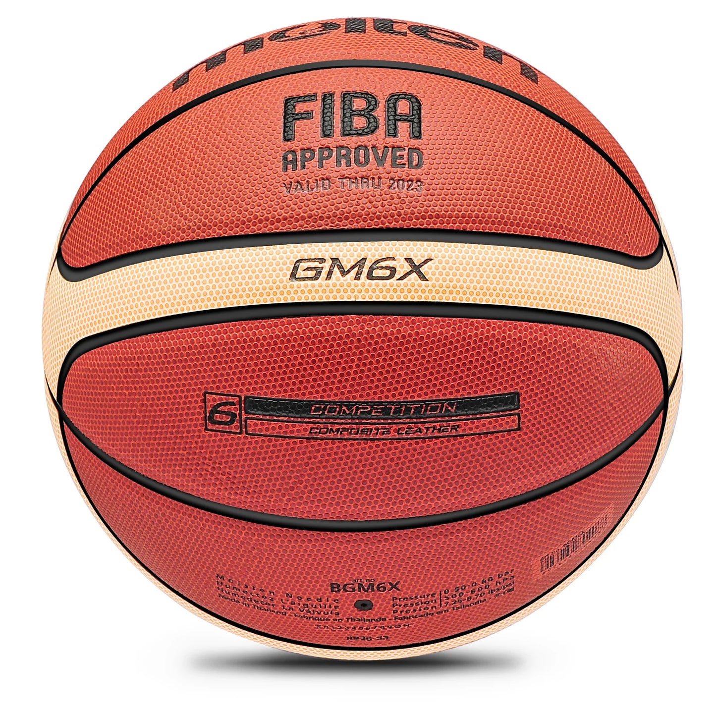 Original Molten GM6X GM7X Basketball Official Size 6 Size 7 Competition Basketball Standard Ball Men's and Women's Training Ball