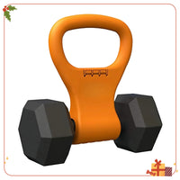 Adjustable kettlebell weight grip, portable, can be clipped onto dumbbells, suitable for travel, gym bag exercise