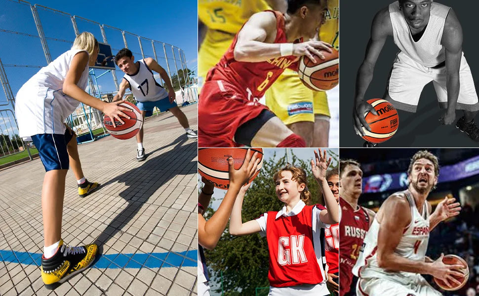 Original Molten GD7X Basketball Soft Touch Rubber and Faux Leather Training Basketball High Bounce Indoor Outdoor Basketball