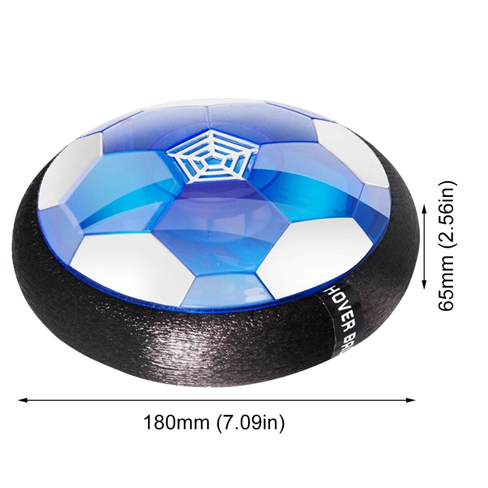 Air Power Hover Ball with LED Light and Foam Bumper Indoor Outdoor Toys Air Floating Soccer Ball Soccer Ball Toys for Boys Girls