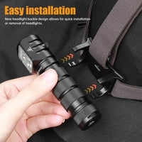 SOFIRN HS42 Headlamp 2100lm 18650 EDC USB C Rechargeable with Power Bank Flashlight SST40 LED Torch with Magnetic for Camping