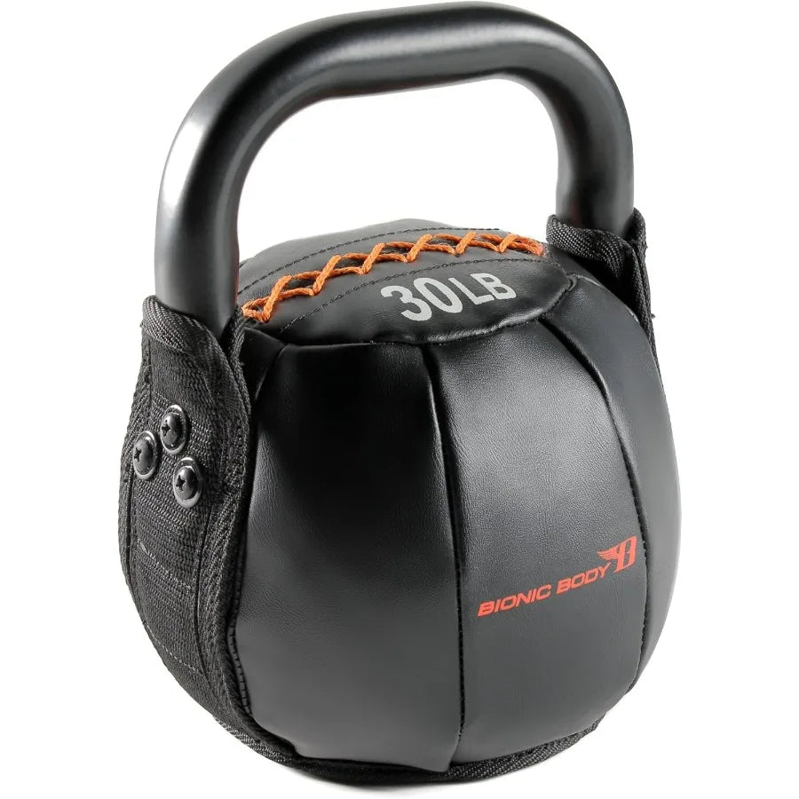 Soft Kettlebell with Handle for Weightlifting, Conditioning, Strength and core Training