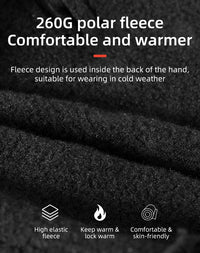 ROCKBROS Full-Finger Touchscreen-Compatible Cycling Gloves for Bicycles & Motorcycles Men and Women - Spring Autumn & Winter