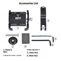 Bike Phone Mount Bicycle Phone Clip Anti-Shake Bike Phone Holder Clamp Adjustable Bicycle Mobile Phone Support for MTB Road Bike