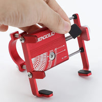 Bicycle Phone Reliable Mount Aluminium Alloy MTB Phone Mount Stand Adjustable Bike Phone Nonslip Holder Fixed Navigation Bracket