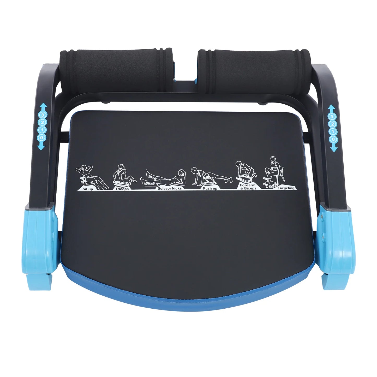 Sit up Exercise Abdominal Workout Equipment Multifunctional Ab Trainer with 265 Lbs Weight Capacity for Home Gym Office