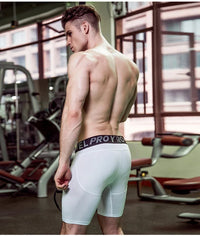 Men's Sports Fitness Shorts Gym Training Quick-Drying Compression Leggings Cycling Shorts Basketball Running Short Workout Tight