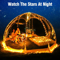Portable Folding Transparent Outdoor Tent Starry Sky Bubble House Waterproof Winter Sunshine Windproof Camping Shade