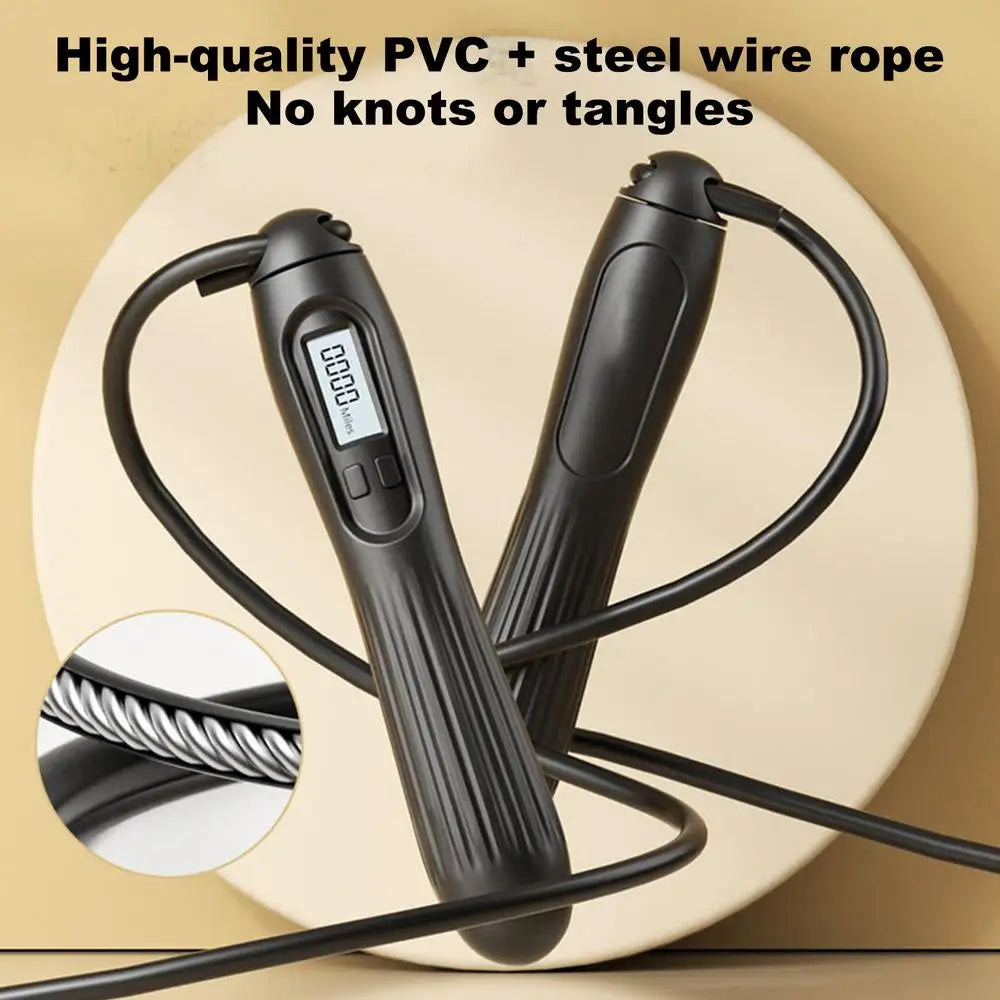 Jump Rope Smart Digital Counting Skipping Rope Gym Accessories Adjustable Home Gym Accessories Men Jump Rope For Chinese New