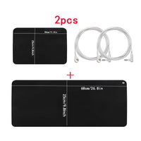 Grounding mat, suitable for home or office use to enhance health, with grounding wire for yoga mats