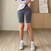 Women Butt Lifting Yoga Shorts Elastic Workout High Waist Tummy Control Ruched Booty Pants Seamless Gym Compression Tights