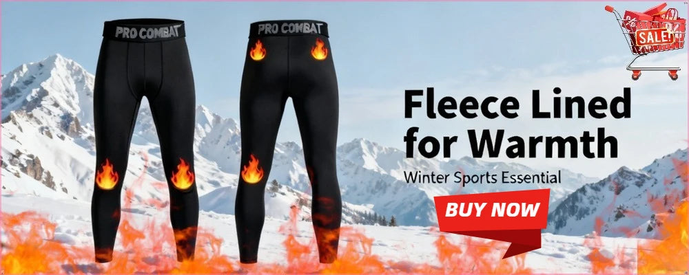 Mens Warm Compression Leggings 1-2 Pcs Sport Training Pants Dry Fit Running Tights Fitness Basketball Jogging Fleece Trousers