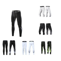 Men's Compression Pants Cycling Running Basketball Soccer Elasticity Sweatpants Fitness Tights Legging Trousers Rash Guard