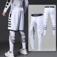 Men's Compression Pants Cycling Running Basketball Soccer Elasticity Sweatpants Fitness Tights Legging Trousers Rash Guard