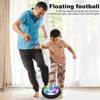 Air Power Hover Ball with LED Light and Foam Bumper Indoor Outdoor Toys Air Floating Soccer Ball Soccer Ball Toys for Boys Girls