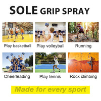 Basketball Shoe Grip Spray - Improve Sole Traction & Court Grip - Rejuvenate & Elongate Sneaker Life -for Various shoes,120ml