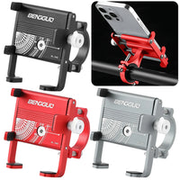 Bicycle Phone Reliable Mount Aluminium Alloy MTB Phone Mount Stand Adjustable Bike Phone Nonslip Holder Fixed Navigation Bracket