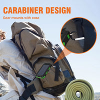 20000mAh Solar Charger Waterproof Portable Solar Power Bank Dual 5V USB Ports 2 LED Flashlight Compass for Outdoor Camping Hik