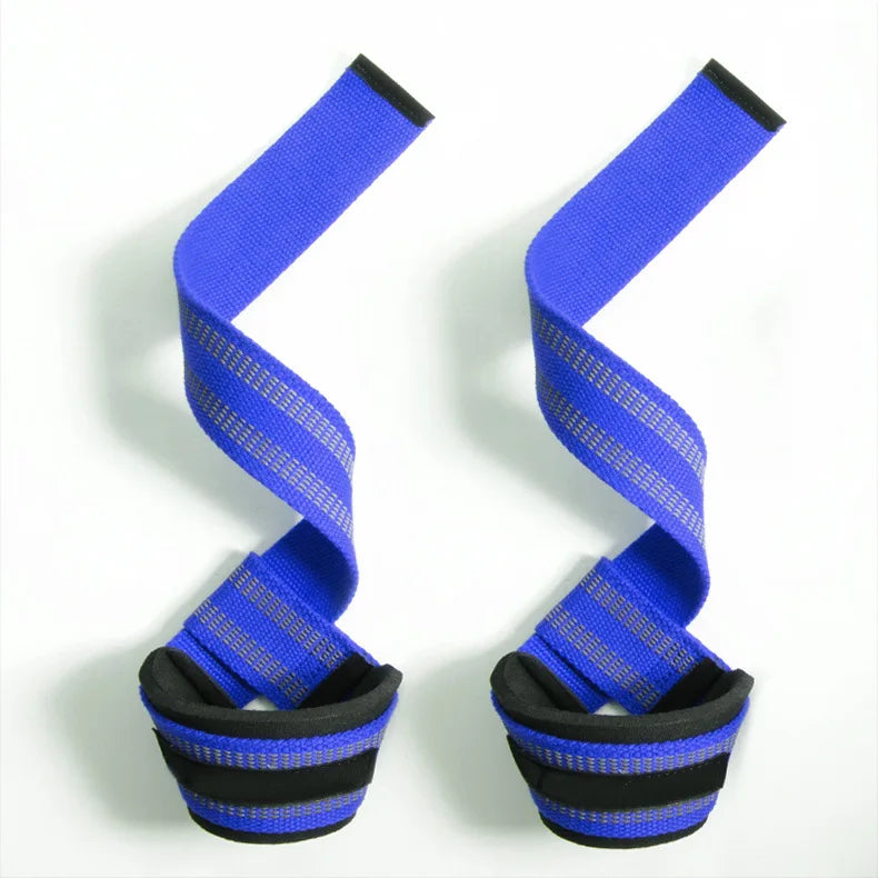 2 Pcs Gym Lifting Straps Fitness Gloves Anti-slip Hand Wraps Wrist Straps Support For Weight Lifting Powerlifting Training