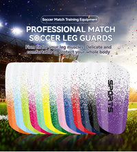 Loogdeel 1 Pair Soccer Shin Guards Insert Board Boy Training Legging Protective Football Protectors Pads Adult Kids Shinguards
