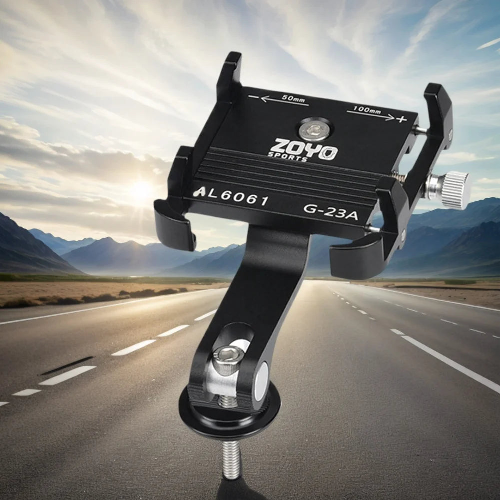 Bike Phone Mount Bicycle Phone Clip Anti-Shake Bike Phone Holder Clamp Adjustable Bicycle Mobile Phone Support for MTB Road Bike