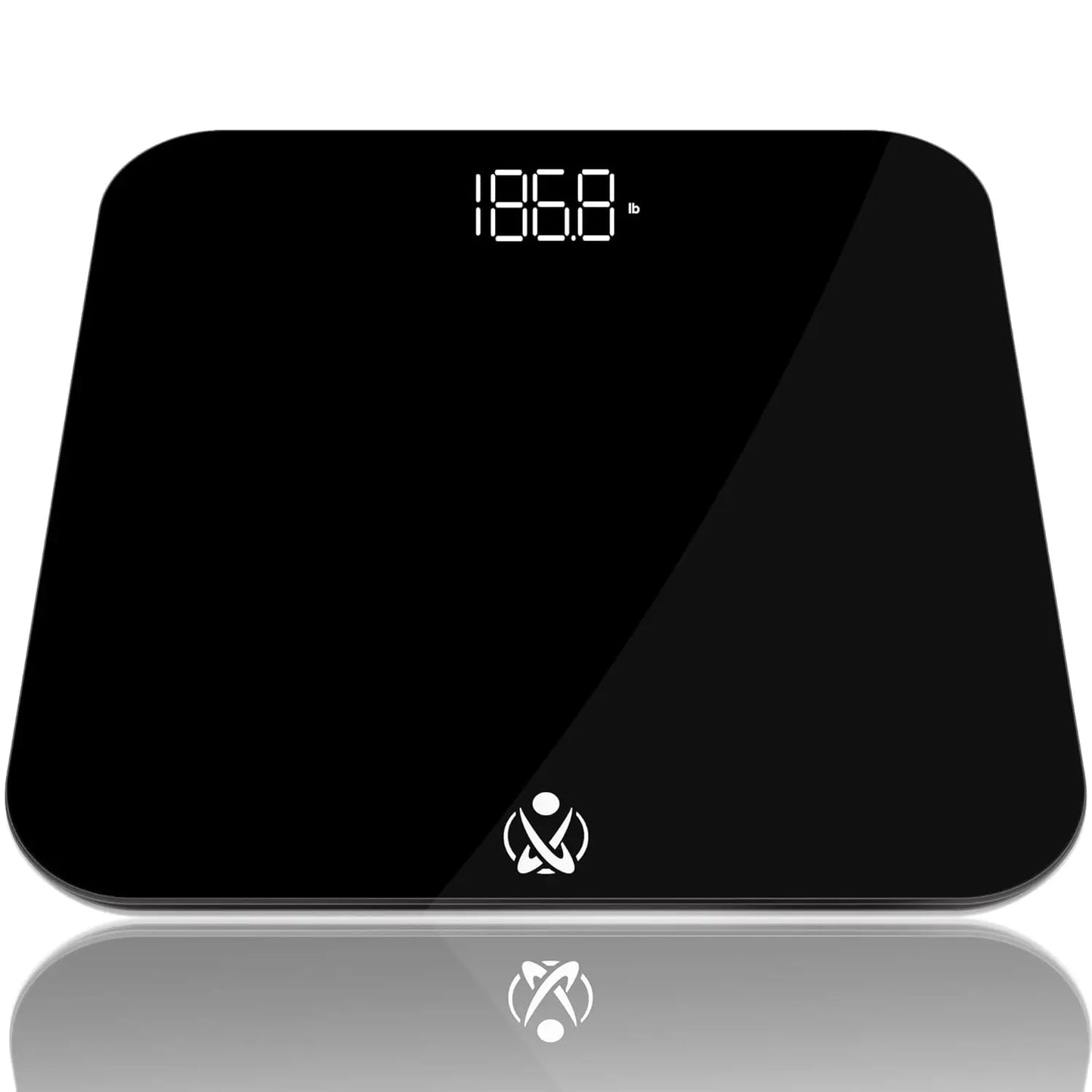 High Precision Digital Bathroom Scale with Large Display, Measures Up to 400 lbs, Includes Batteries
