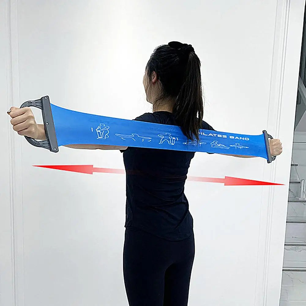 Resistance Bands For Exercise Elastic Exercise Bands Fitness Tensioner Belt Gym Equipment Elastic Yoga Strap For Working Out