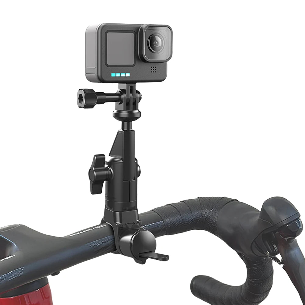 Handlebar Mount Bracket 360 Rotating Motorcycle Bike Camera Holder for Insta360 DJI Action Camera