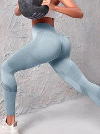 High Waist Compression Leggings with Butt Lift Technology for Women - Tummy Control Yoga Pants with Stretchy Contour Design