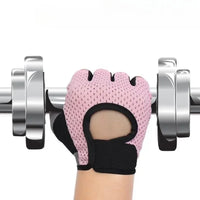 Cycling Fingerless Gloves Professional Gym Fitness Breathable Anti-Slip Women Men Half Finger Summer Fishing Female Bicycle Bike