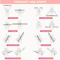 Figure 8 Yoga Resistance Band 35 LB Soft Silicone Exercise Band Quick Rebound Fitness Resistance Band Gym Stretching Pilates