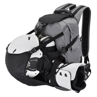 30L Skiing Boot Backpack with Adjustable Fastening Straps Skating Helmet Bag Waterproof Ski Storage Backpack Skiing Accessories