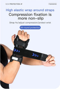 Adjustable Fitness Wristband Tennis Sports Wrist Support Bandages Hand Weights Brace Fingerless Gloves Straps Gym Wrist Wraps