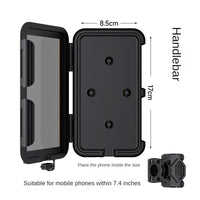 Motorcycle Phone Holder Support Moto Bicycle Waterproof Case Handlebar Stand Case Mount Waterproof Scooter Motorbike Phone Bag