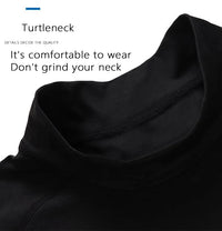 Y2K Men's Turtleneck Compression Shirt Quick Gym Fitness Dry Rash Guard Hight Neck Muscle Athletic Bodybuilding Shirts Summer