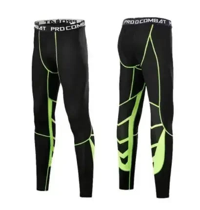 Men's Compression Pants Cycling Running Basketball Soccer Elasticity Sweatpants Fitness Tights Legging Trousers Rash Guard