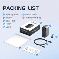 Mini Bike Pump, Portable Electric Bike Pump, Ultra Small 120PSI Battery Bicycle Pump, Automatic Shut-Off, Presta & Schrader