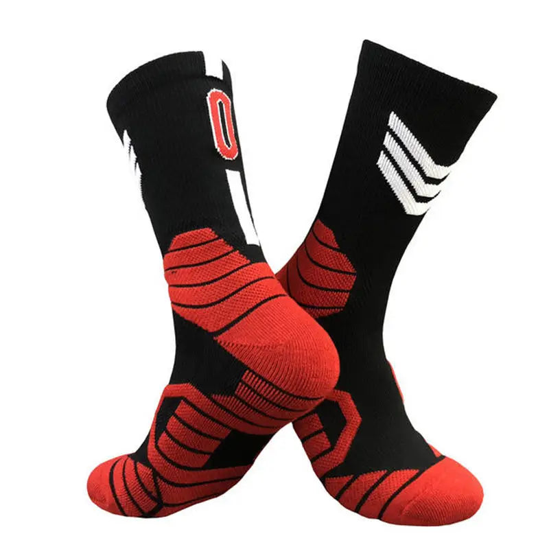 Professional Star Basketball Socks Elite Thick Sports Socks Adults Kids Non-slip Breathable Durable Towel Bottom Sports Socks