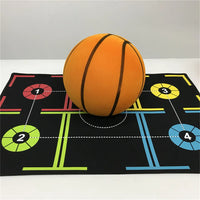 Basketball Training Mat Children and Student Indoor Basketball Dribble Control Training Mat 40X60 cm No Noise Nonslip Dribbling