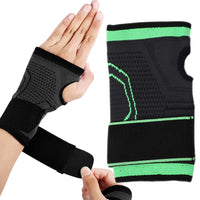 Gym Fitness Gloves Wrist Support Sports Wristband Therapy Protector Fingerless Safety Body Building Entertainment 1Piece