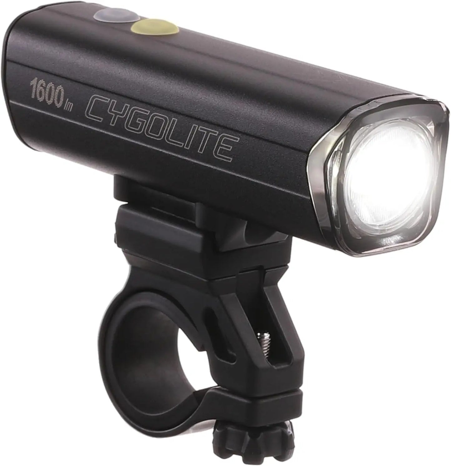 Velocity 1600-800 Lumen USB-C Bike Light, 9 Modes, IP67 Waterproof, Compact Hard Mount
