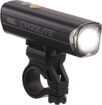Velocity 1600-800 Lumen USB-C Bike Light, 9 Modes, IP67 Waterproof, Compact Hard Mount