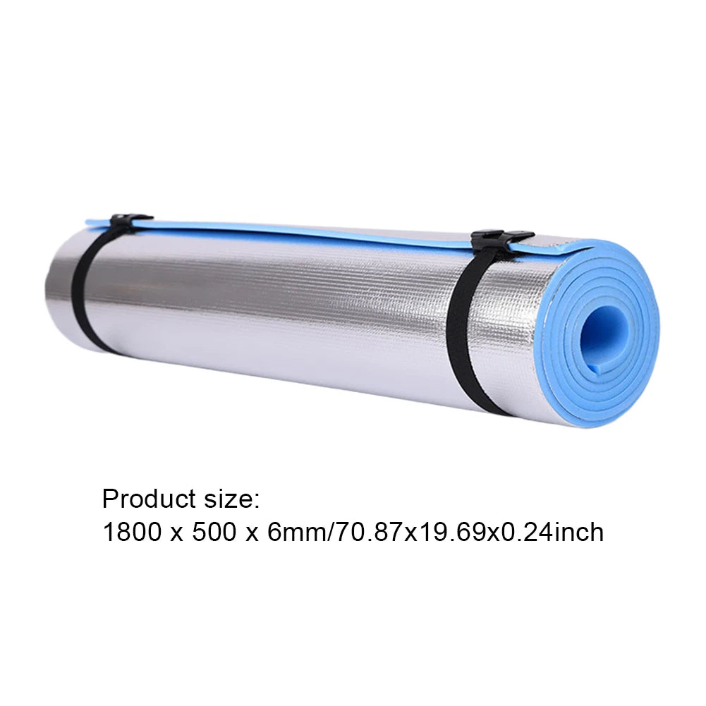 Waterproof Yoga Mat EVA Exercise Pad Thickened Aluminum Membrane Exercise Mat Portable Multifunction for Fitness Exercise