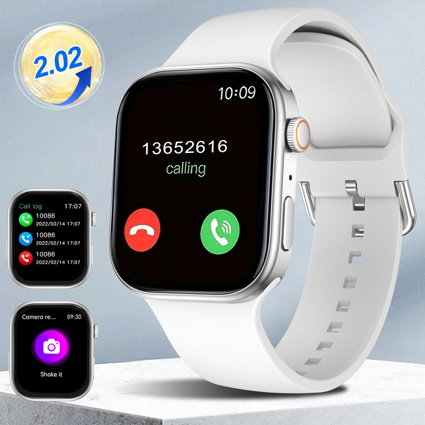 Smart watch, customizable dial, multiple sports modes, answer/make calls, message reminders, suitable for both men and women