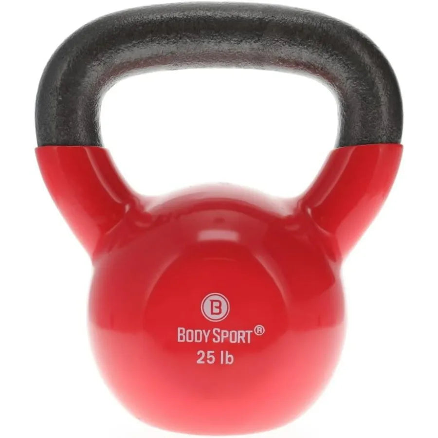 Cast Iron Vinyl Coated Kettlebells – Kettlebell for Weight Lifting – Strength Training Kettlebell – Professional Fitness for Gym