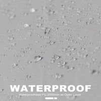 8 Person Tent for Camping, Waterproof Windproof Family Tent with Rainfly, Divided Curtain Design for Privacy Space, Portable